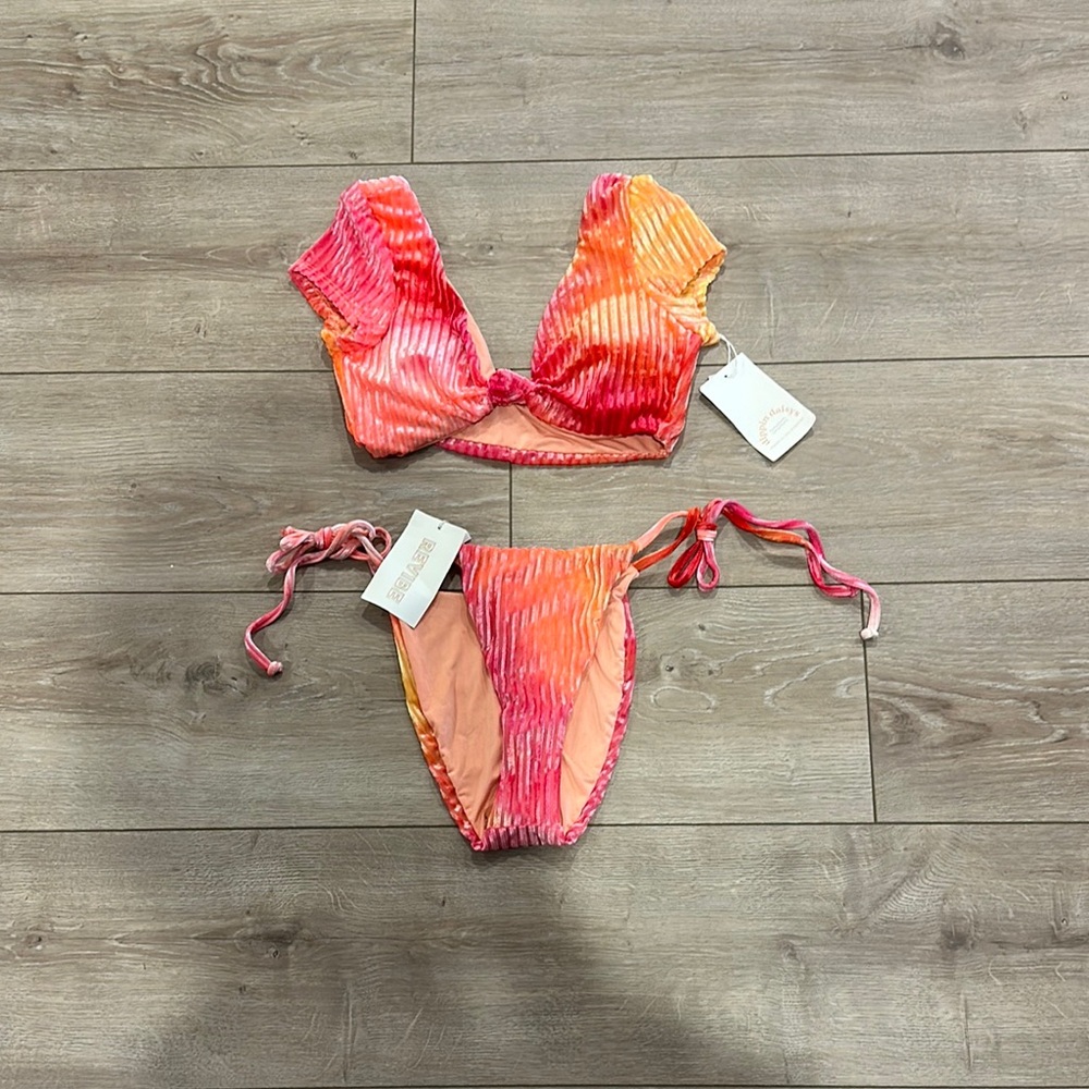 Dippin' Daisy's Pink and Orange Bikini